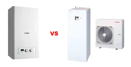 Aerotermia vs gas natural